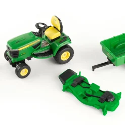 1/16 Big Farm John Deere X758 Lawn Mower with Blade and Cart