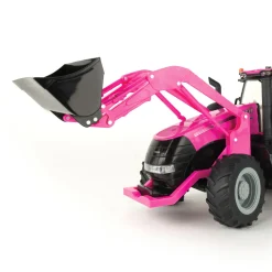 1/16 Big Farm PINK Case IH Magnum Tractor with Loader and Lights & Sounds
