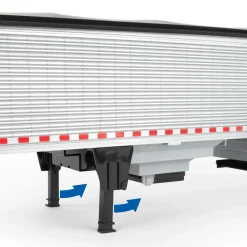 1/16 Big Roads Black Peterbilt Model 367 with Grain Trailer and Lights & Sounds