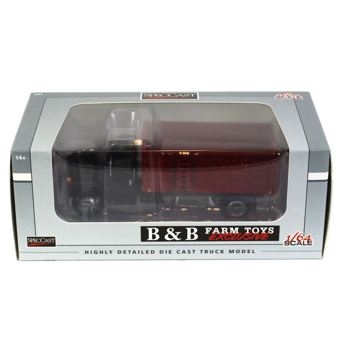 1/64 Black 1982 International S1954 Grain Truck by SpecCast