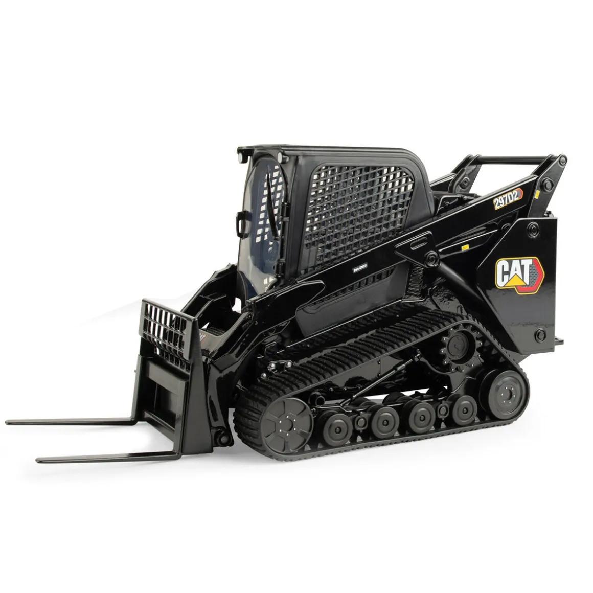 1/16 Black High Detail Caterpillar Tracked 297D2 Skid Steer Loader, ERTL Exclusive