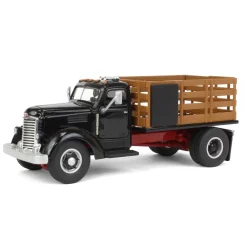 1/50 Black International KB-8 Truck with Stake Bed