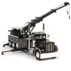 1/64 Black Peterbilt 389 with Century 1150 Rotator Wrecker, DCP by First Gear
