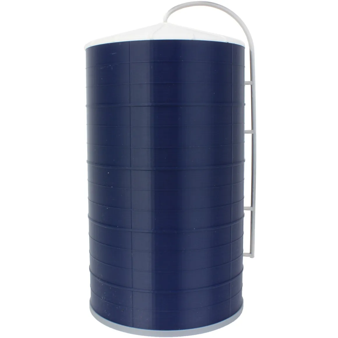 1/64 Blue Harvest Silo, "Short Blue" 16,000 Bushel 40 Foot x 25 Foot, 3D Printed