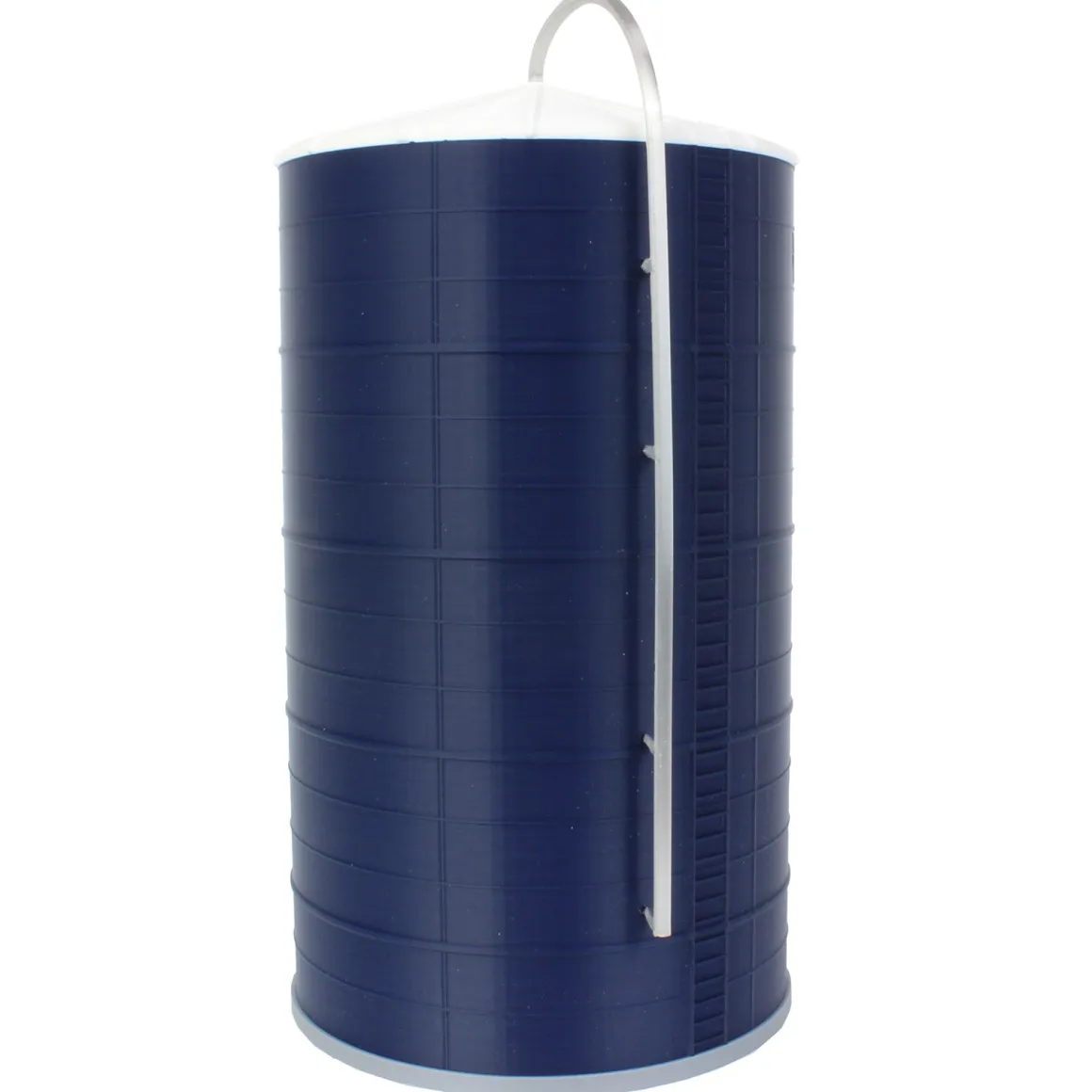 1/64 Blue Harvest Silo, "Short Blue" 16,000 Bushel 40 Foot x 25 Foot, 3D Printed