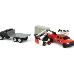 1/64 Bobcat 5 Piece Construction Set with Rollback, Livestock Trailer, Cow & More!