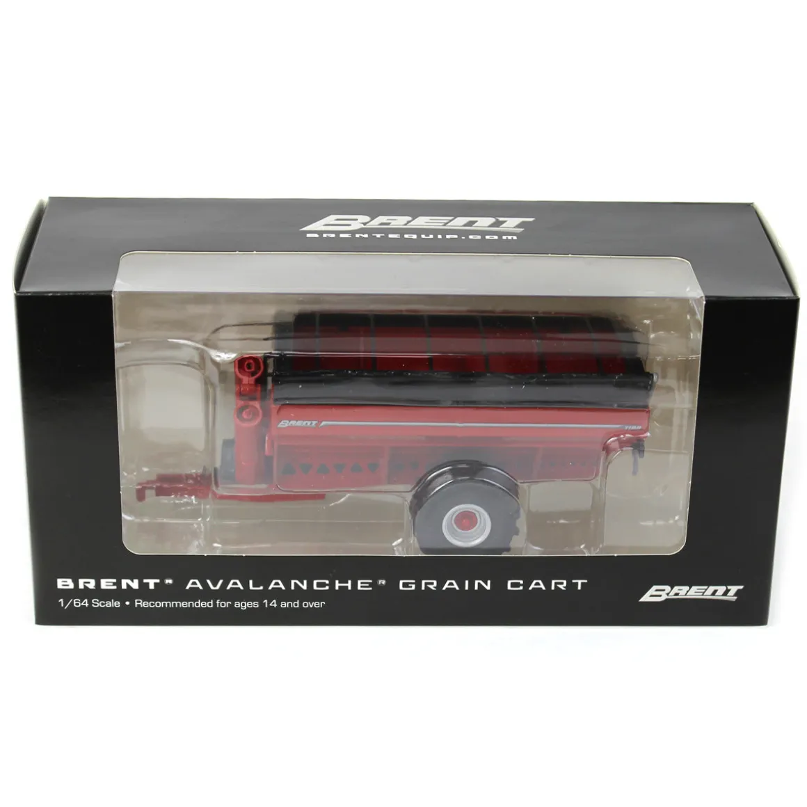 1/64 Brent 1198 Avalanche Grain Cart with Flotation Tires, Red