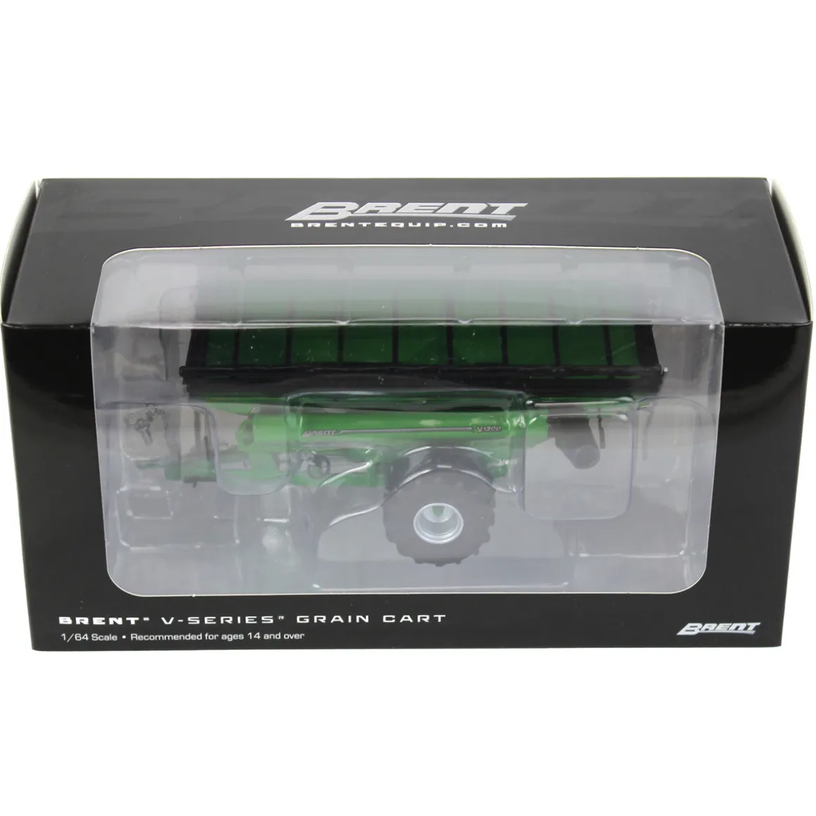 1/64 Brent V1300 Grain Cart with Flotation Tires, Green