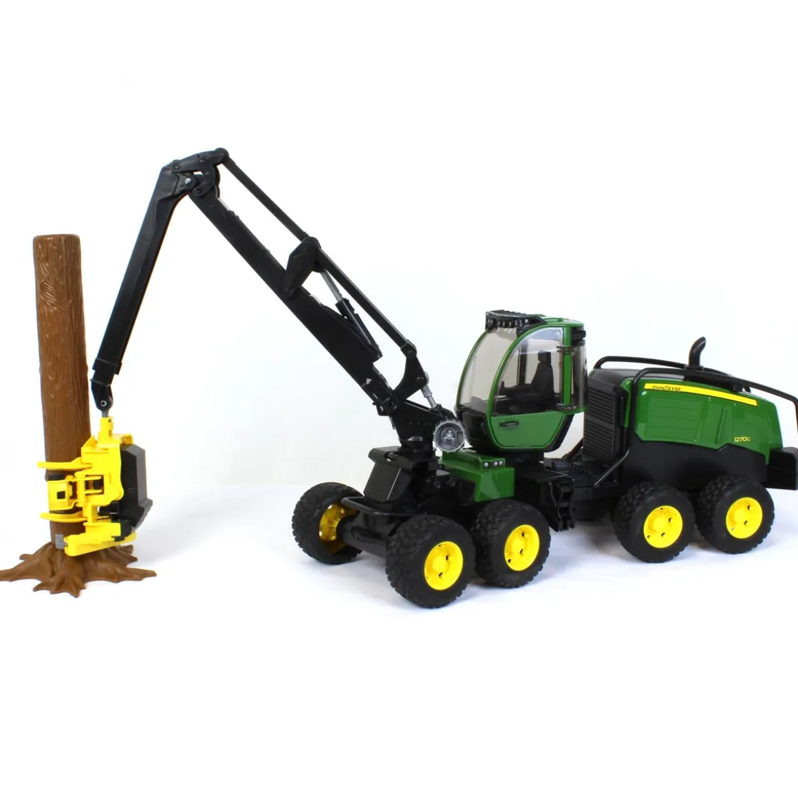 1/16 Bruder John Deere 1270G Tree Harvester with Trunk