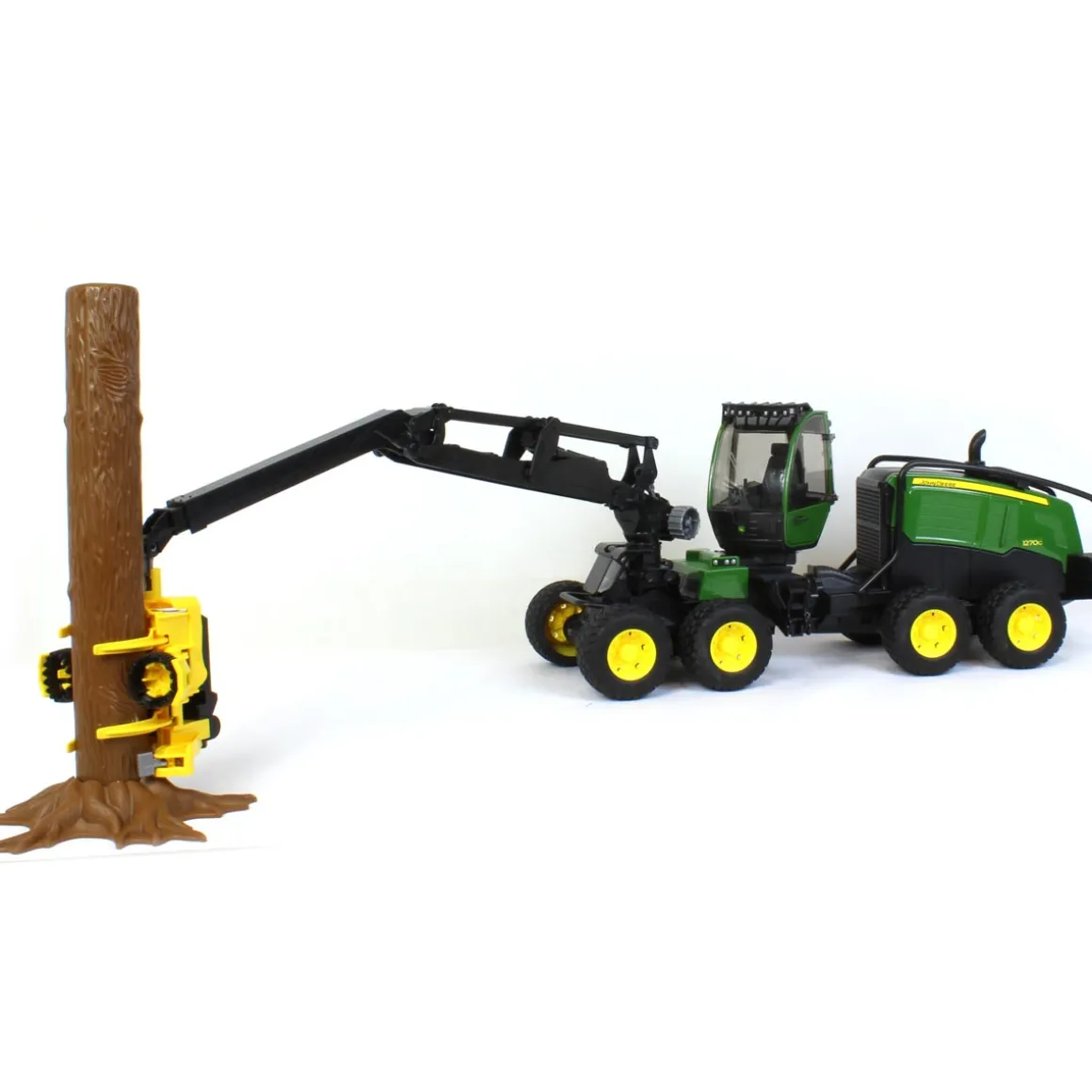1/16 Bruder John Deere 1270G Tree Harvester with Trunk