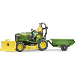 1/16 Bruder John Deere X949 Lawn Tractor with Trailer and Gardener