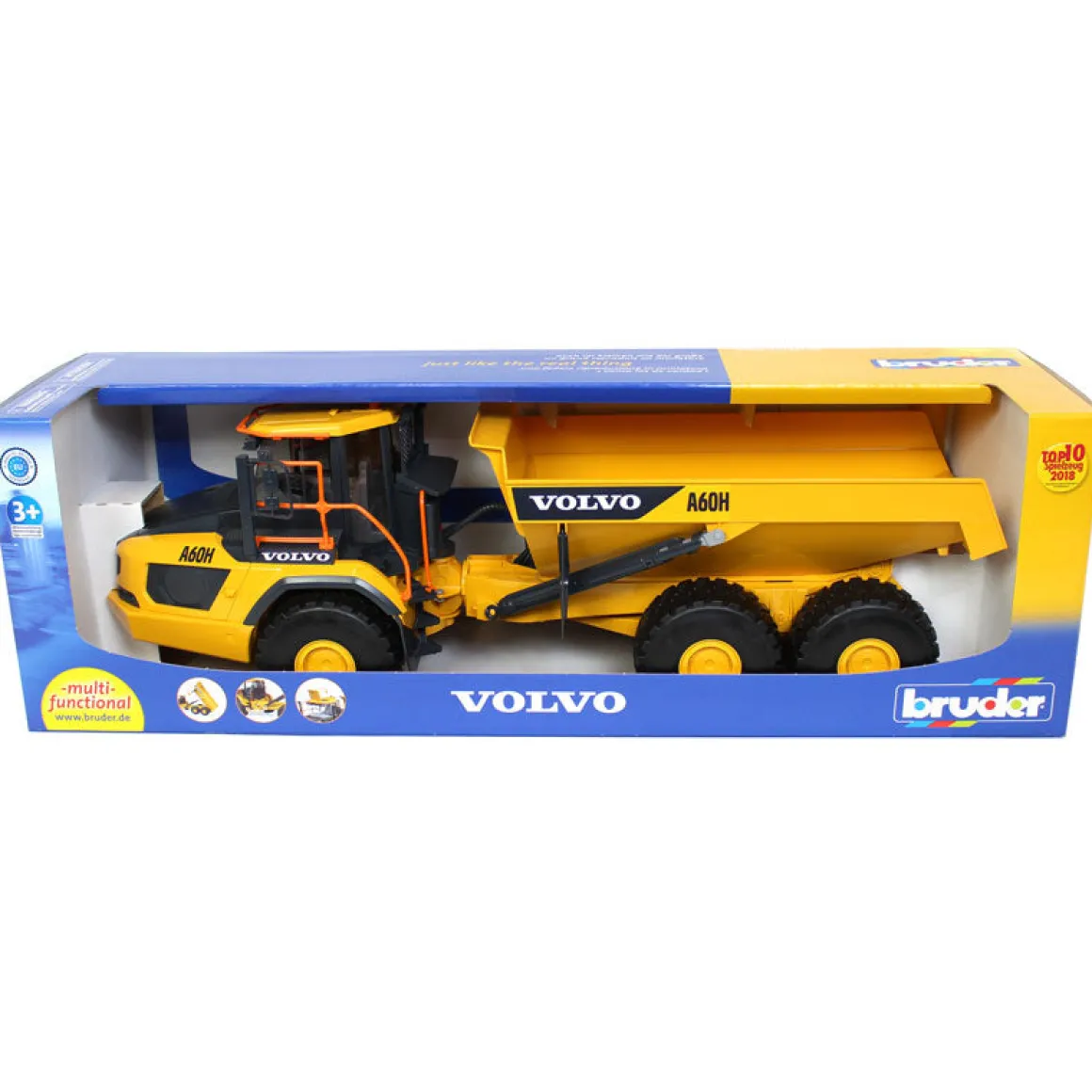 1/16 Bruder Volvo A60H Haul Truck with 5" Mini Volvo Truck