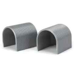 1/64 Calf Hut Combo Set, 2 Calf Huts and 2 Calves, 3D Printed