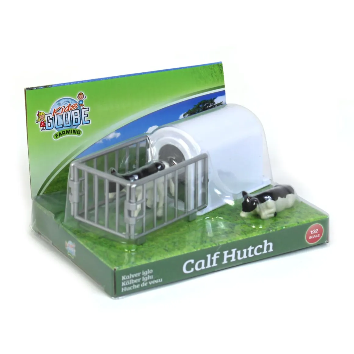 1/32 Calf Hut Set with 2 Calves