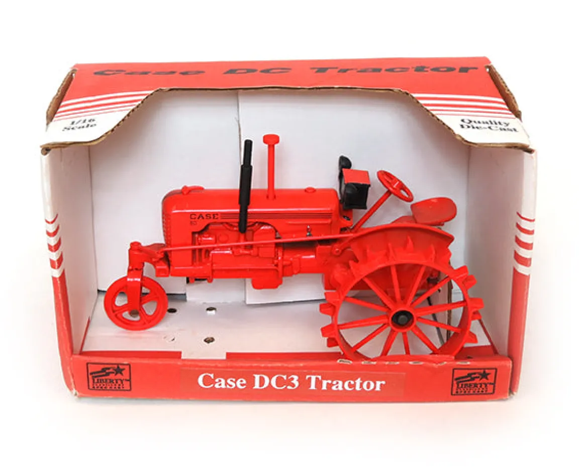 1/16 Case DC3 Tractor with Single Wheel on Steel Wheels