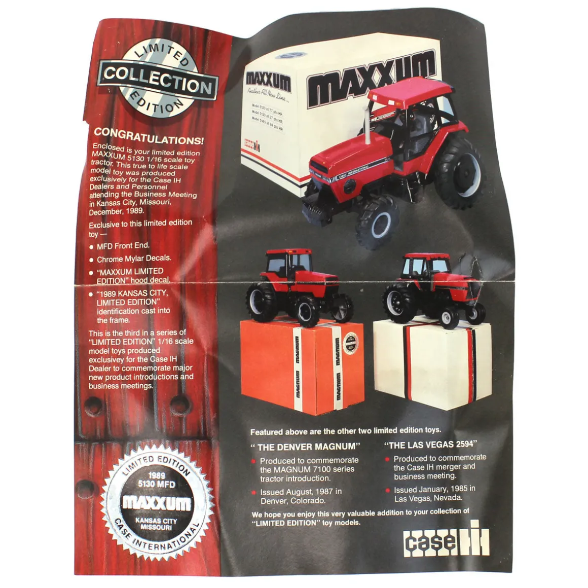 1/16 Case IH 5130 Maxxum, Kansas City, MO Dealer Edition