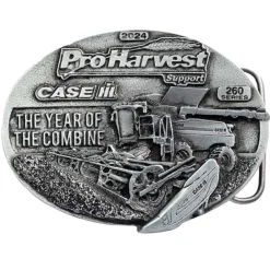 2024 Case IH ProHarvest Pewter Belt Buckle