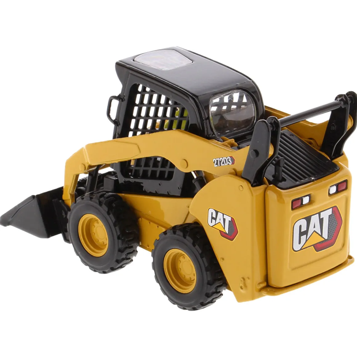 1/32 CAT 272D3 Skid Steer Loader w/ Bucket, Fork and Grapple Tools