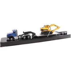 1/87 Caterpillar CT660 Day Cab with Lowboy Trailer & 315C L Hydraulic Excavator