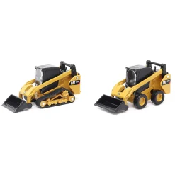 1/64 Caterpillar 272D2 Skid Steer Loader & 297D2 Compact Track Loader Set
