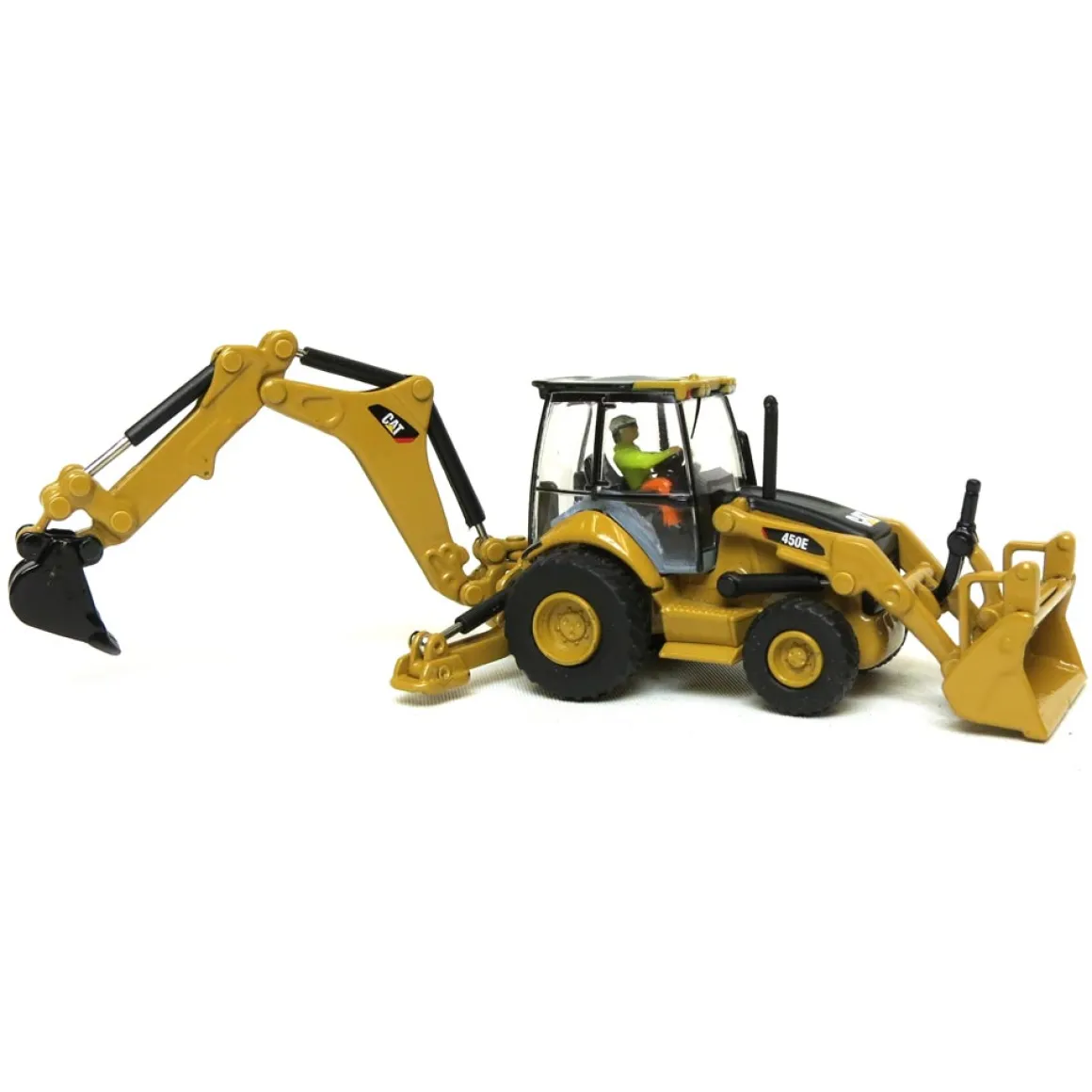 1/87 Caterpillar 450E Backhoe Loader- High Line Series