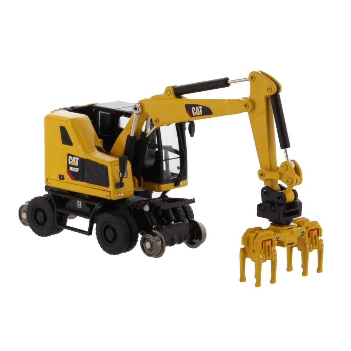 1/87 Caterpillar M323F Railroad Wheeled Excavator