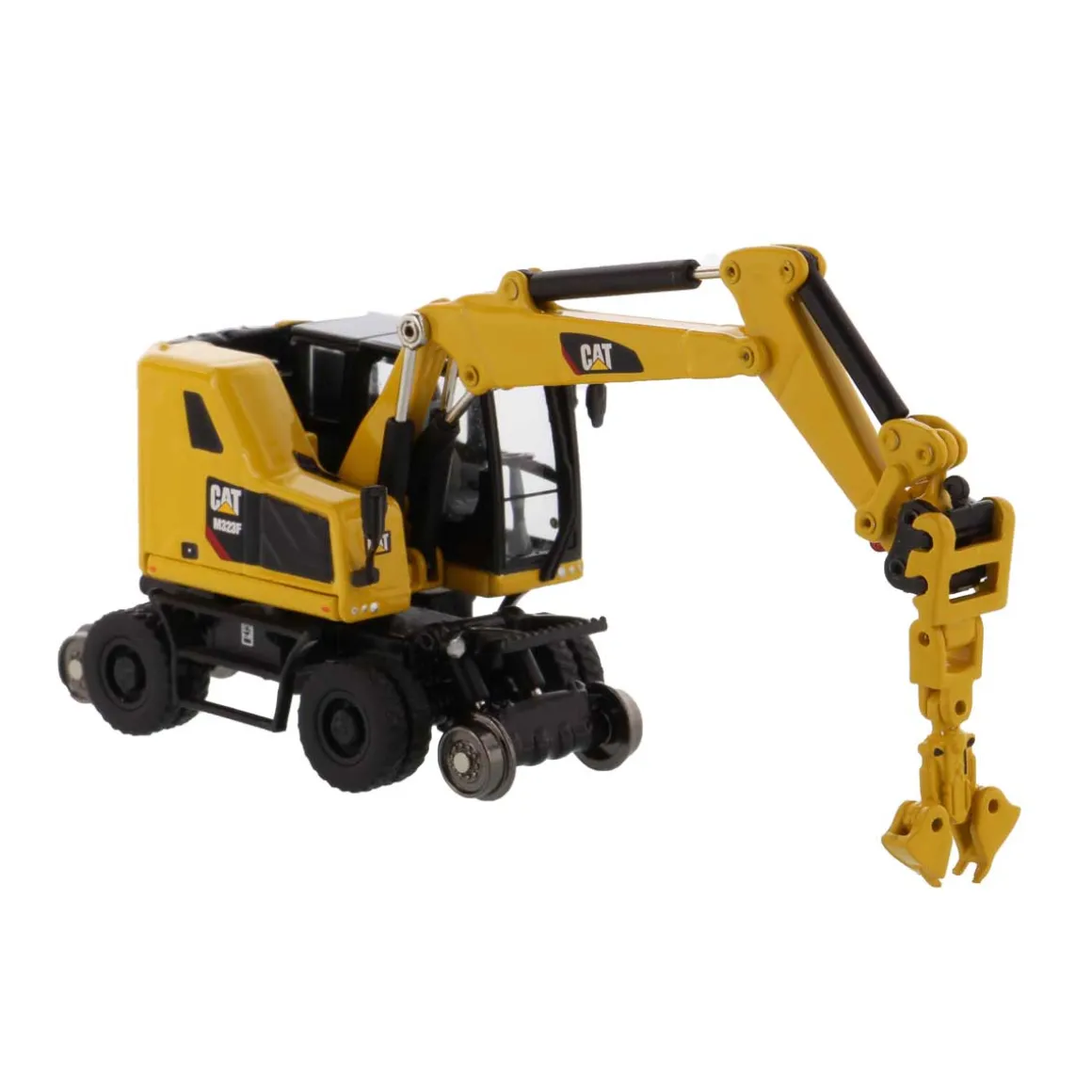 1/87 Caterpillar M323F Railroad Wheeled Excavator