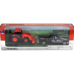 1/43 Chevy Pickup with Kubota M5-111 Tractor & Loader