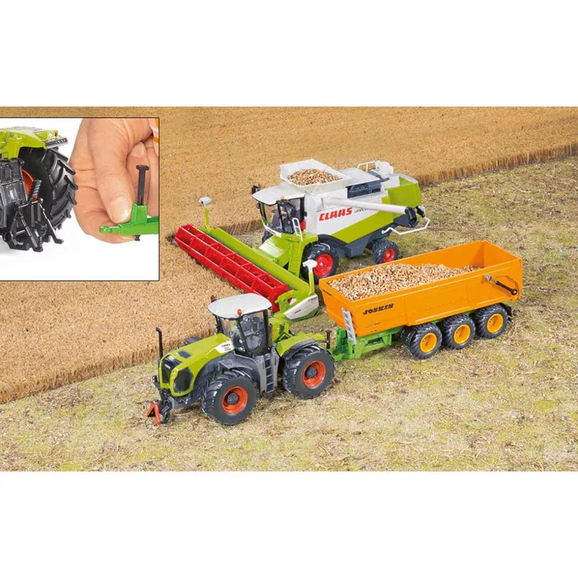 1/32 Claas 5000 Xerion 4WD Tractor