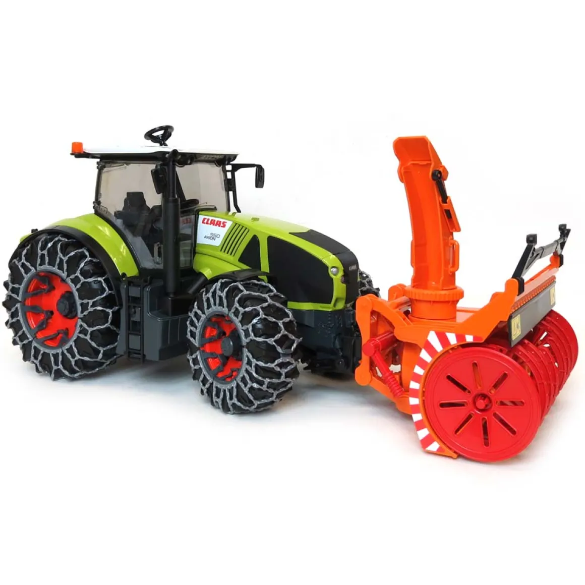1/16 Claas Axion 950 Tractor with Snow Blower & Tire Chains by Bruder