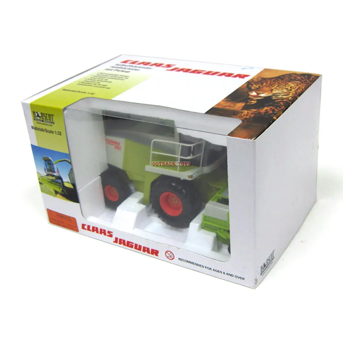 1/32 Claas Jaguar 880 Self-Propelled Forage Chopper with Hay Pickup Head