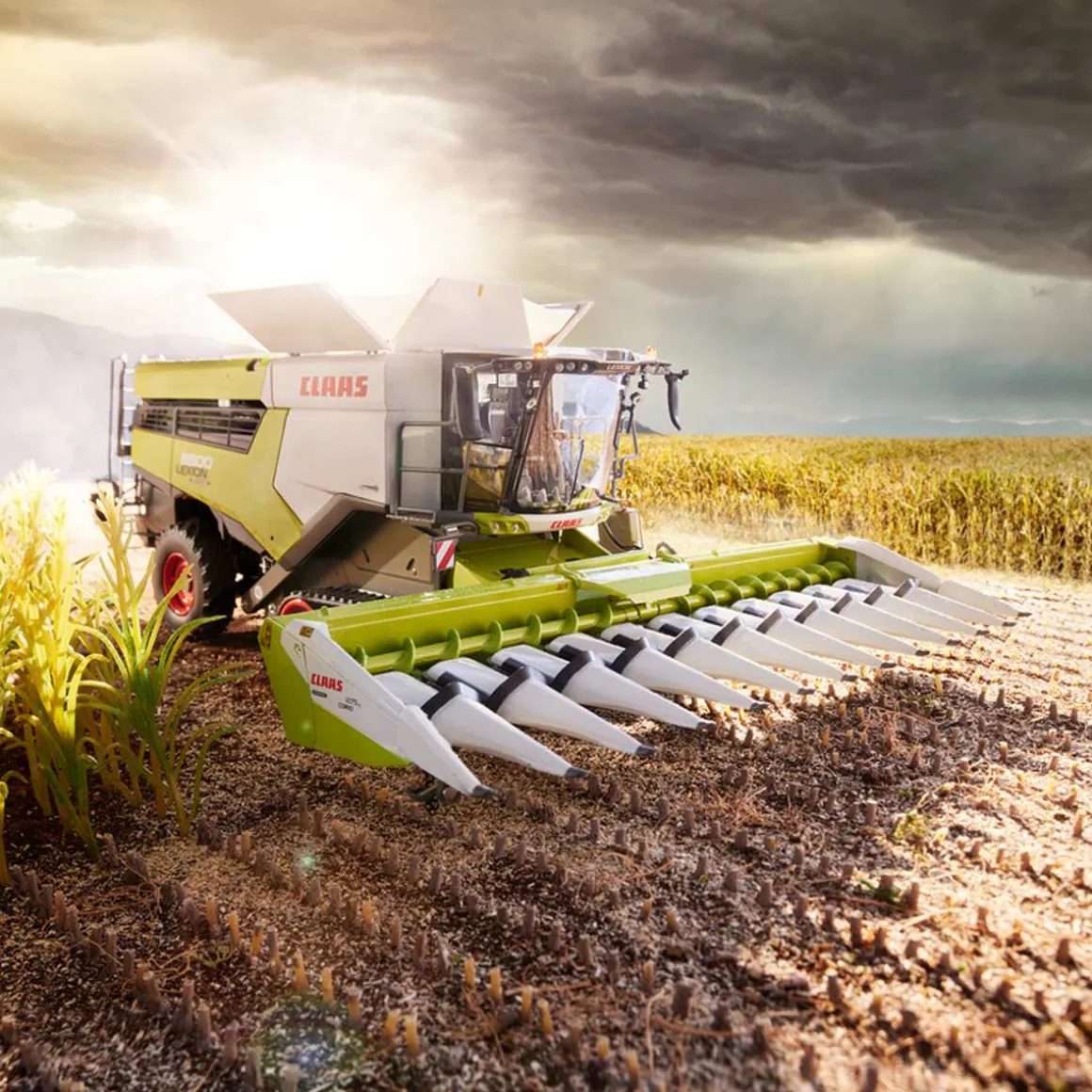 1/32 Claas Lexion 8900 TT MY23 Combine w/ Corio 1275 C Conspeed Corn Head
