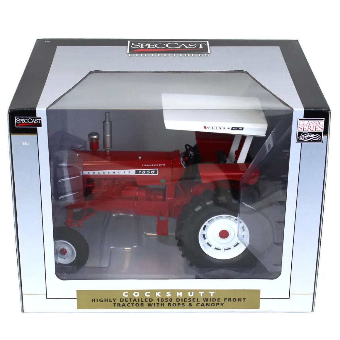 1/16 Cockshutt 1850 Diesel Wide Front with Canopy