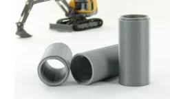 1/50 Concrete 36in Culvert, Gray 3 Pack, 3D printed