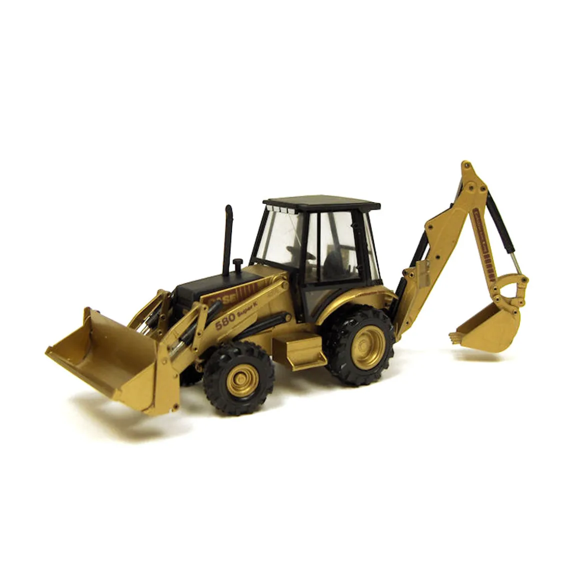 1/35 Conrad Case 580 Super K Backhoe, 1992 Gold 150th Anniversary Edition