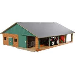 1/32 Deluxe Cattle Shed with Milking Parlour Set