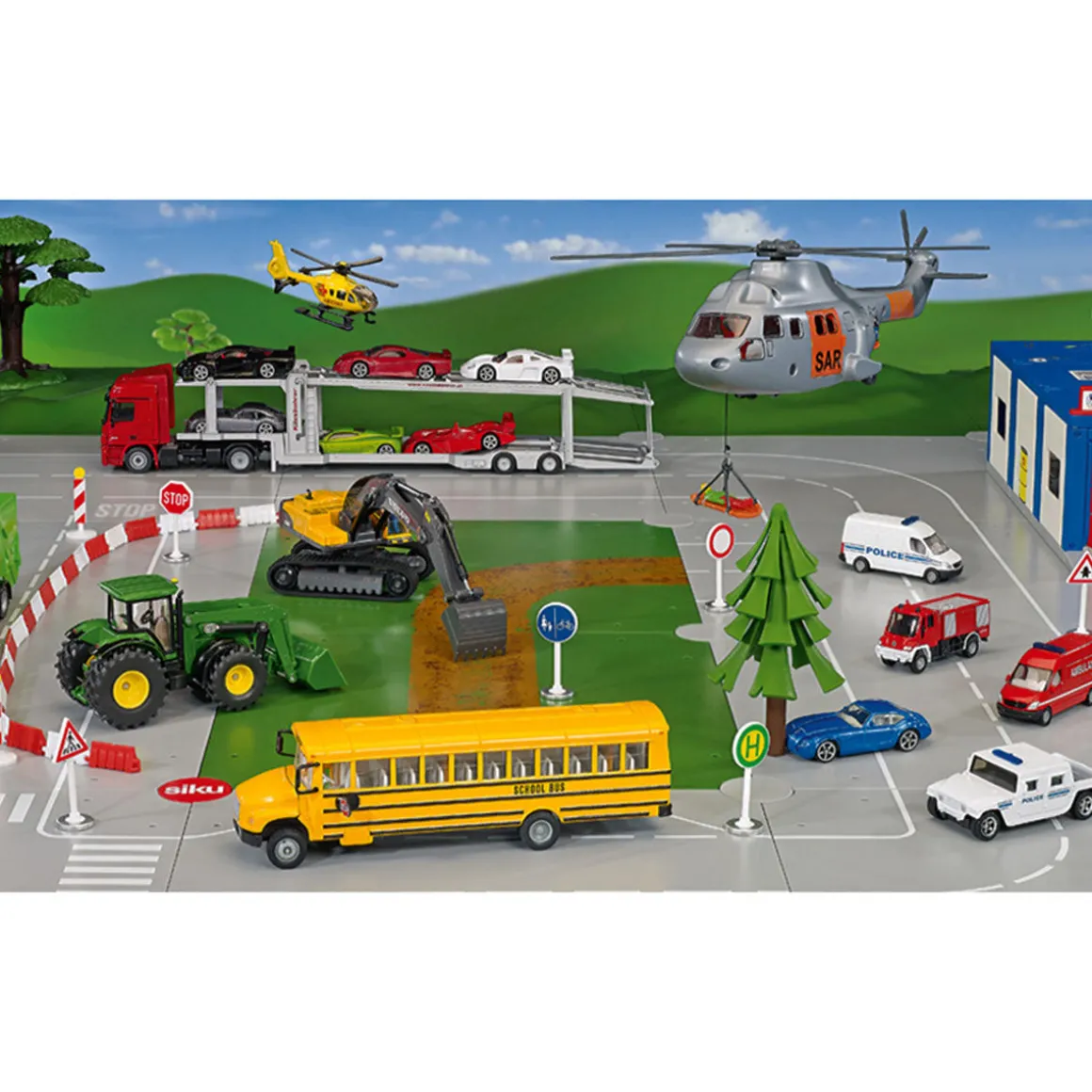 1/55 Die-cast USA School Bus