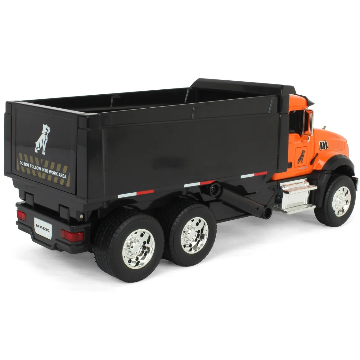 1/24 Durable Plastic Mack Granite Dump Truck with Lights & Sounds