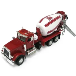 1/16 ERTL Big Farm Red Peterbilt 367 Truck with Cement Mixer