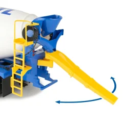 1/16 ERTL Big Farm Yellow & Blue Peterbilt Model 367 Cement Mixer