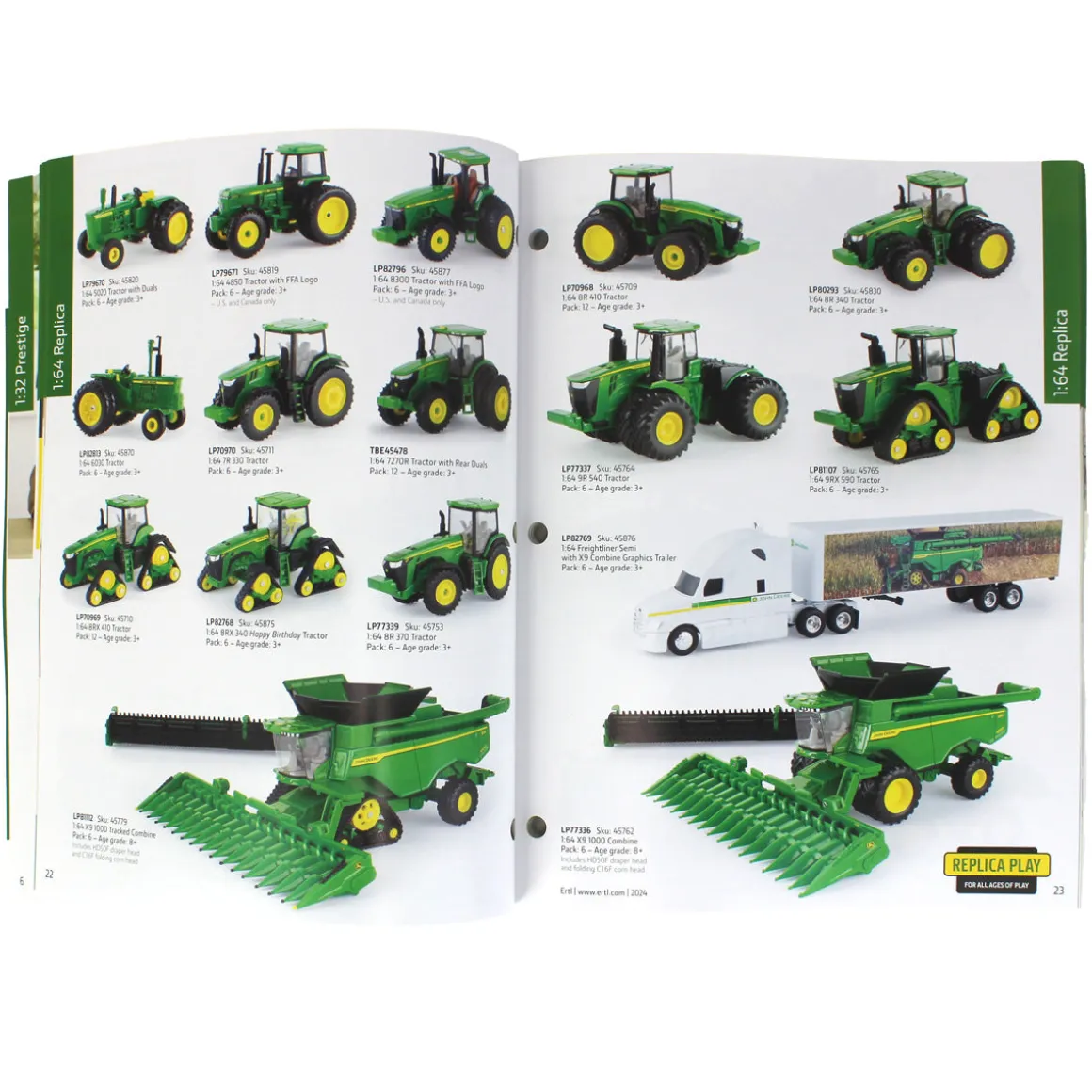2024 ERTL John Deere Full Size Catalog