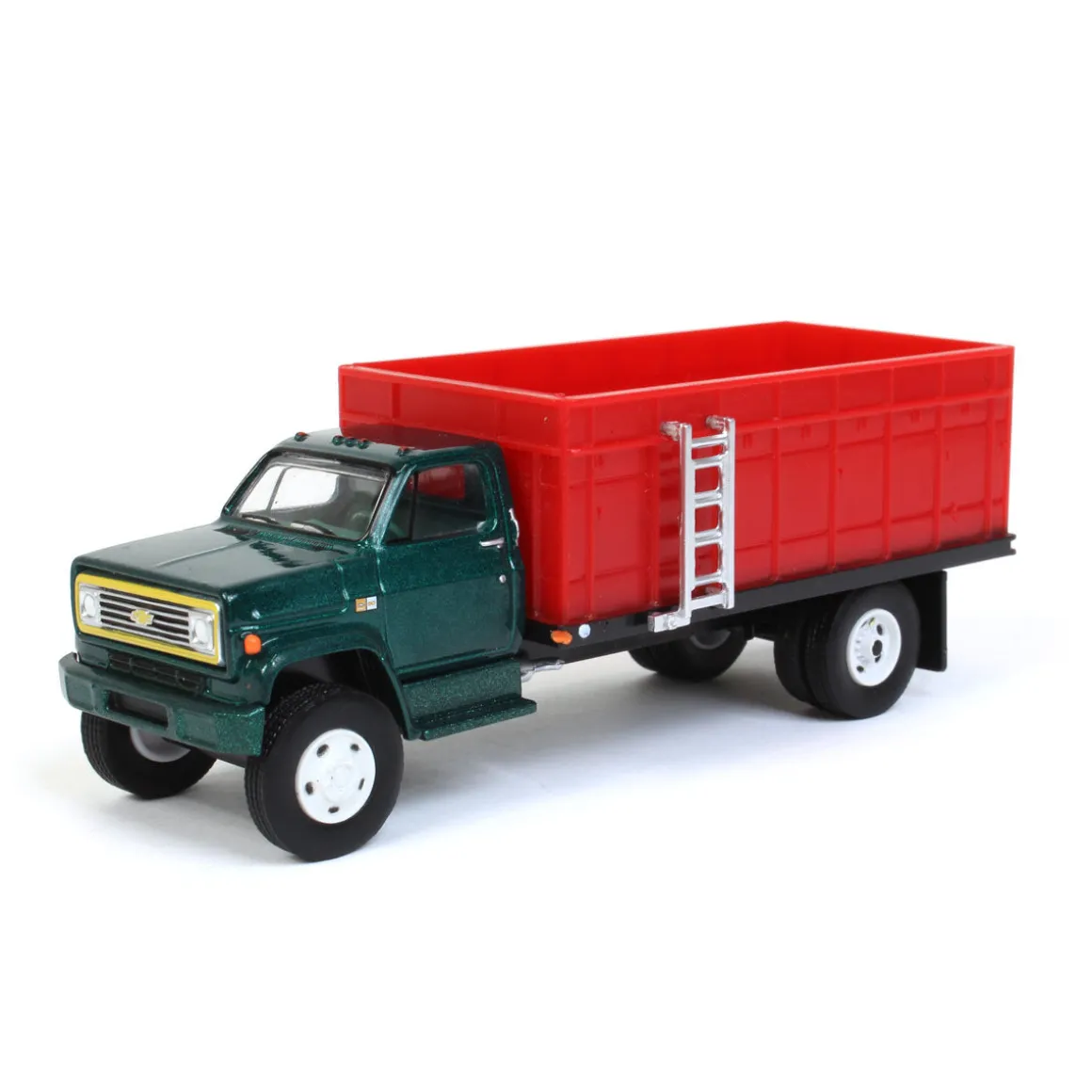 1/64 Exclusive Limited 1984 Chevy C-60 Grain Truck with Green Cab