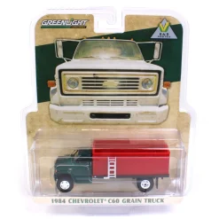 1/64 Exclusive Limited 1984 Chevy C-60 Grain Truck with Green Cab