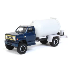 1/64 Exclusive Limited 1984 Chevy C-60 Propane Truck with Blue Cab