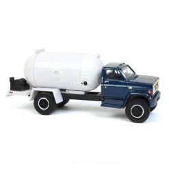 1/64 Exclusive Limited 1984 Chevy C-60 Propane Truck with Blue Cab
