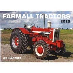 2025 Farmall Tractors 12 Month Calendar, 17in x 12in