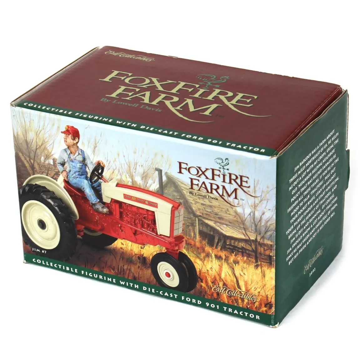 1/16 Ford 901 Tractor & "Jim" Figurine #7 by Lowell Davis