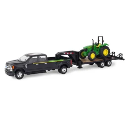 1/32 Ford F-350 Dually Pick Up with Trailer and John Deere 5075E