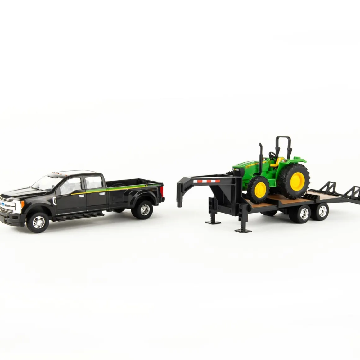 1/32 Ford F-350 Dually Pick Up with Trailer and John Deere 5075E