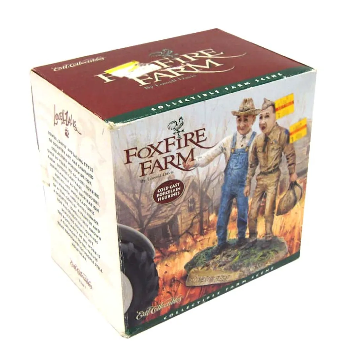 1/16 Foxfire Farm "Welcome Home" Collectible Farm Scene with Cold Cast Porcelain Figurines by Lowell Davis